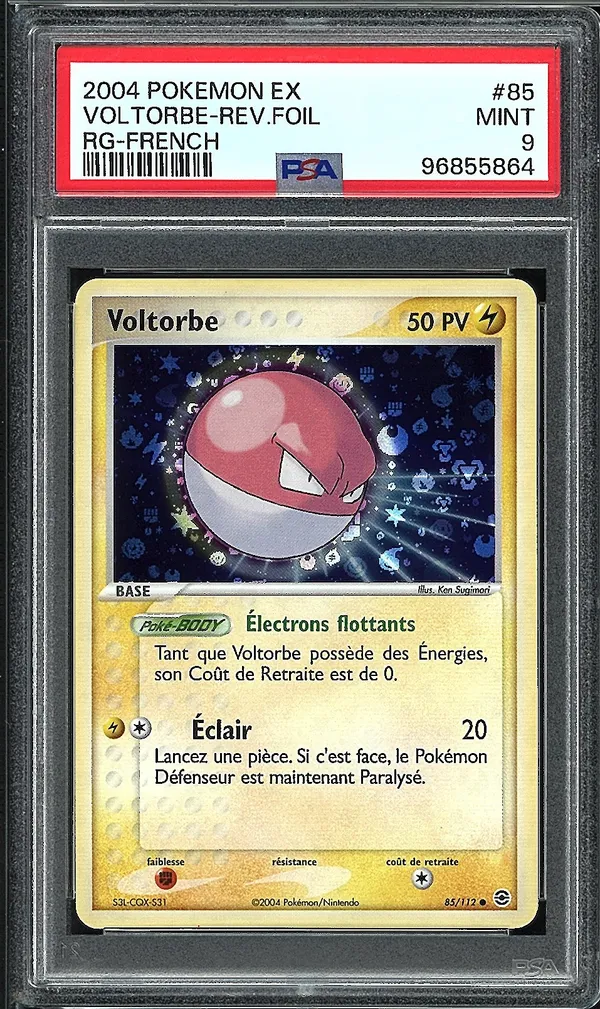 PSA 9 Voltorbe Reverse