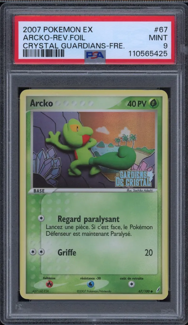 PSA 9 Arcko Reverse