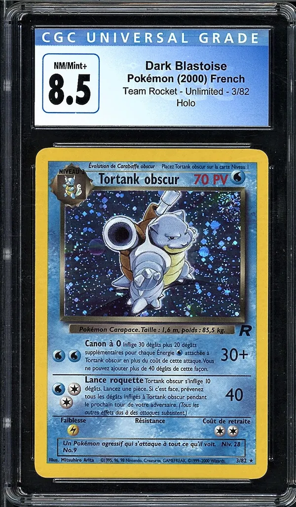CGC 8.5 Tortank Obscur Holo