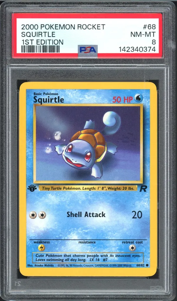PSA 8 Squirtle