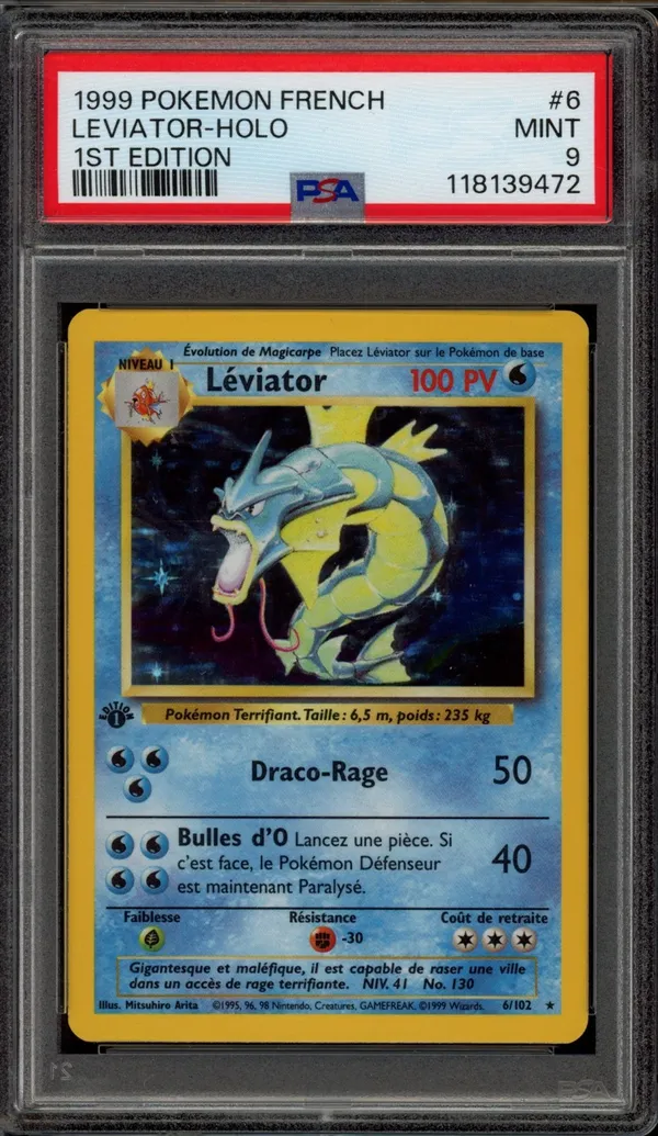 PSA 9 Léviator Holo
