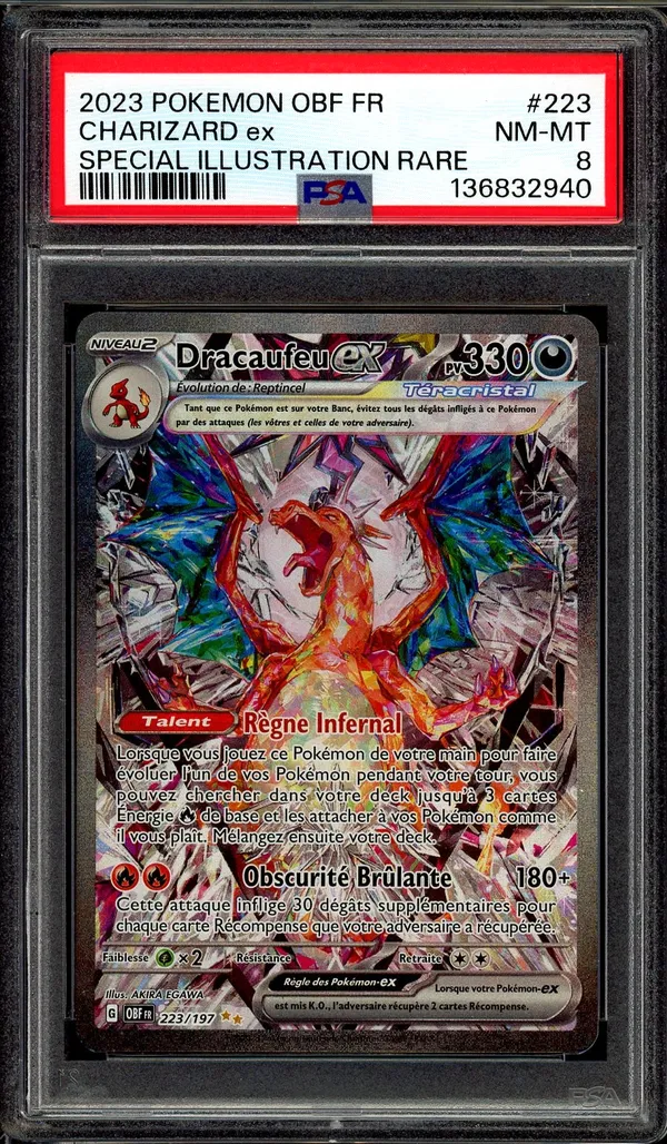 PSA 8 Dracaufeu Ex
