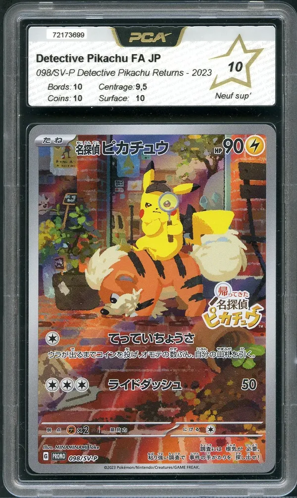 PCA 10 Detective Pikachu