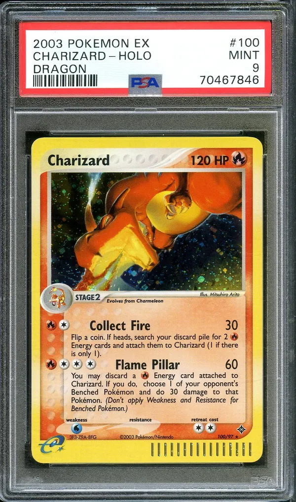 PSA 9 Charizard Holo