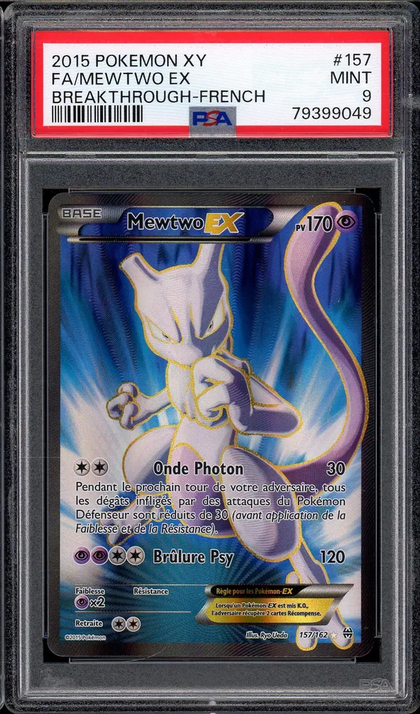 PSA 9 Mewtwo Ex