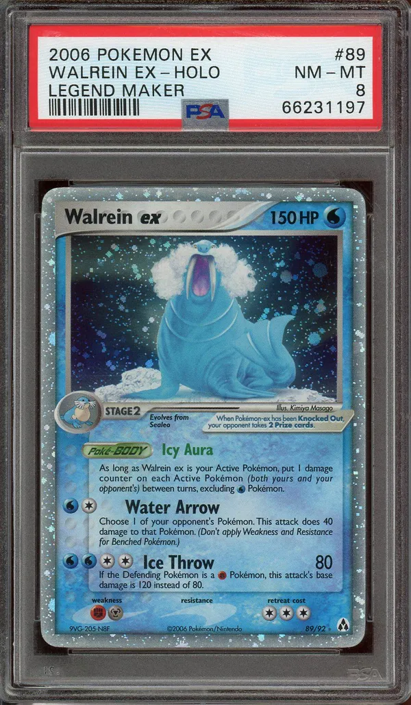 PSA 8 Walrein Ex