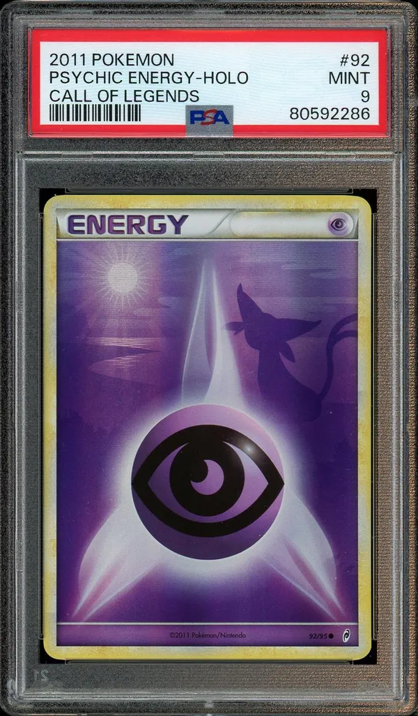 PSA 9 Psychic Energy Holo
