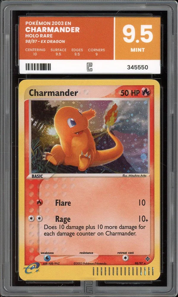 PG 9.5 Charmander Holo