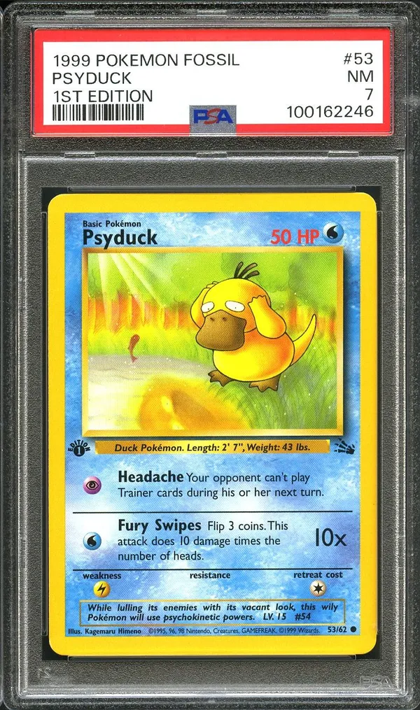 PSA 7 Psyduck