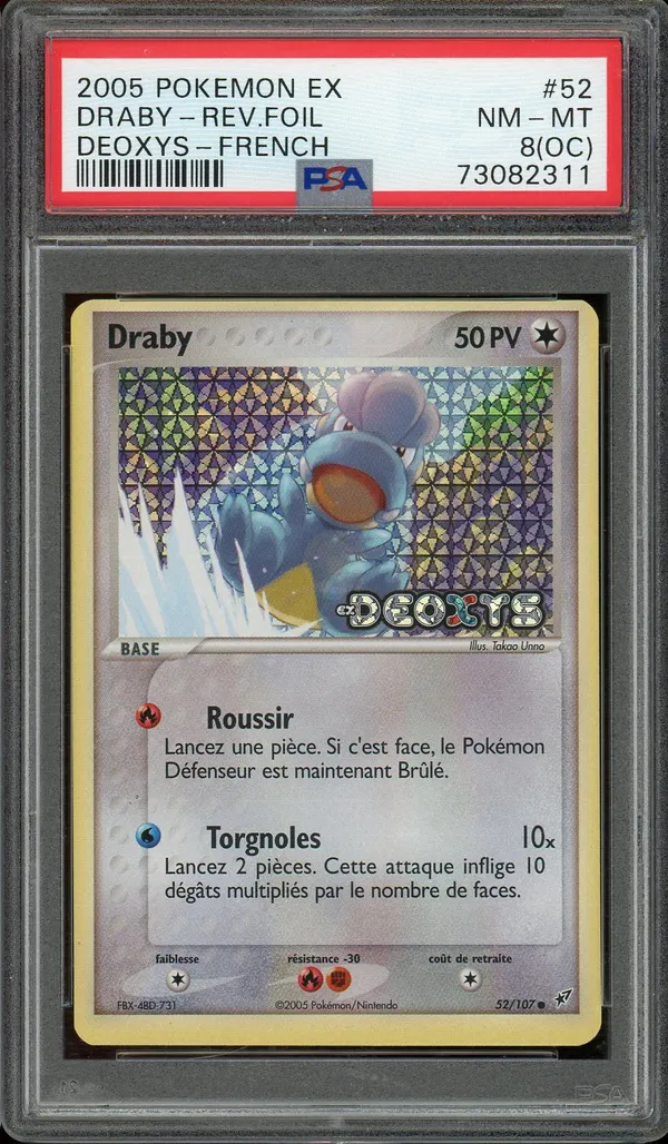 PSA 8 (Oc) Draby Reverse