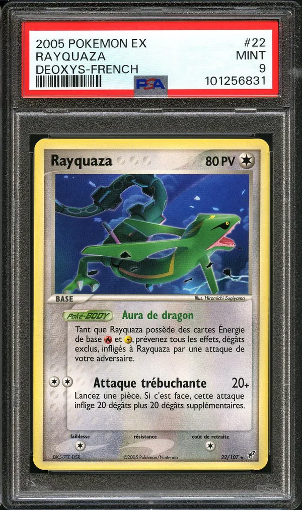 PSA 9 Rayquaza