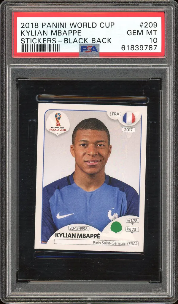PSA 10 Kylian Mbappé