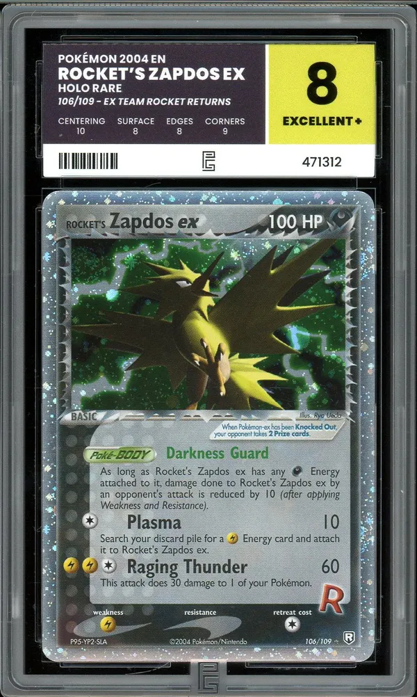 PG 8 Zapdos Ex