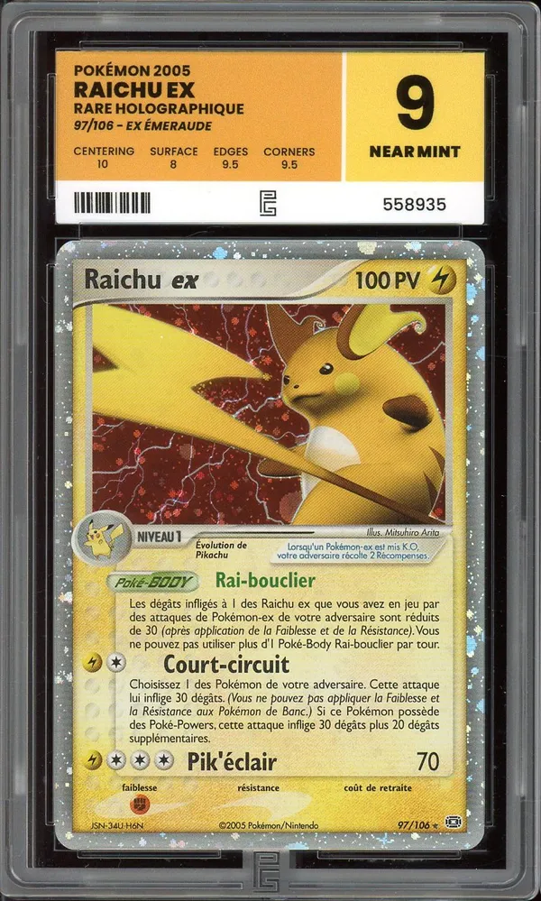 PG 9 Raichu Ex