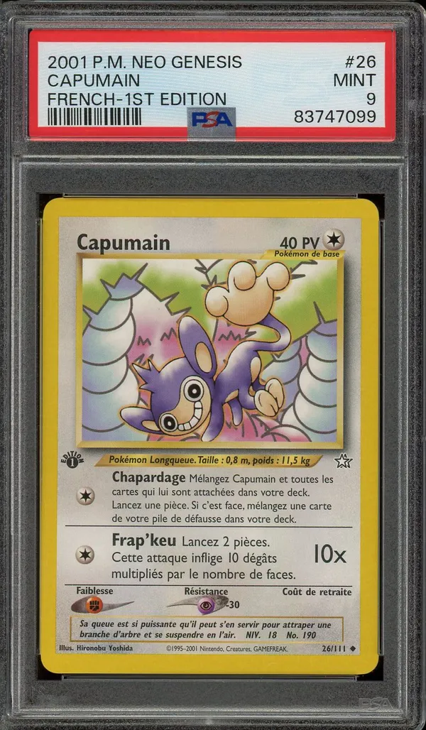 PSA 9 Capumain