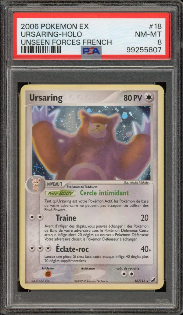 PSA 8 Ursaring Holo