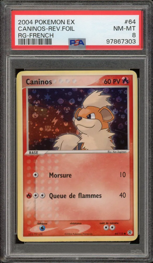 PSA 8 Caninos Reverse