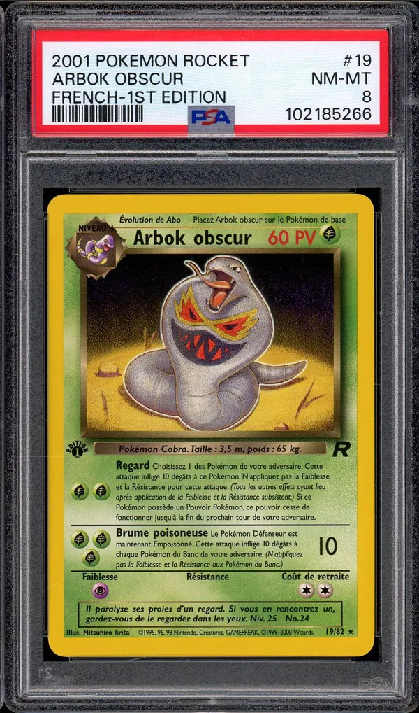 PSA 8 Arbok Obscur