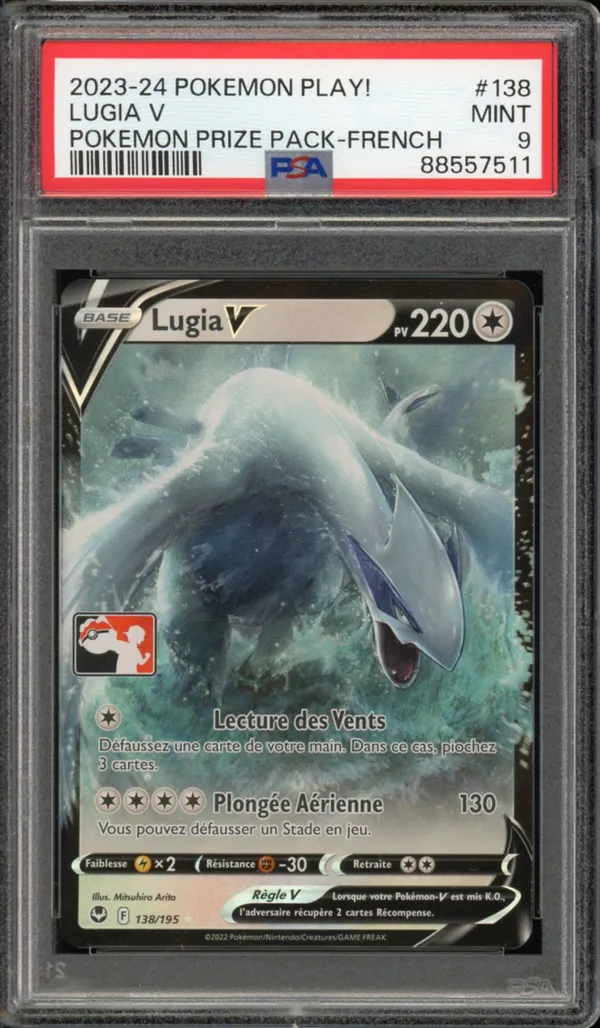 PSA 9 Lugia V
