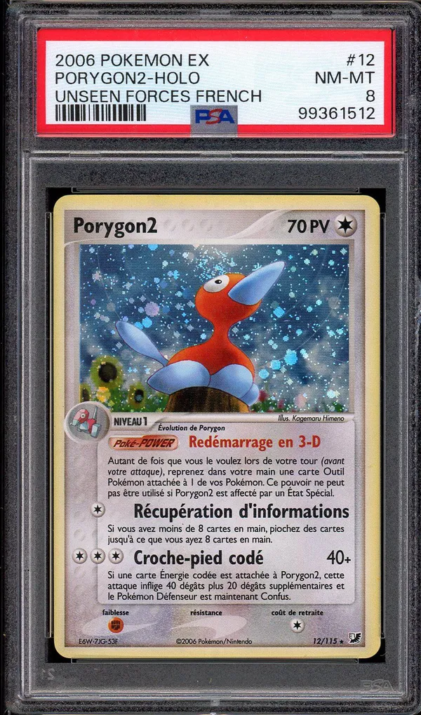 PSA 8 Porygon2 Holo