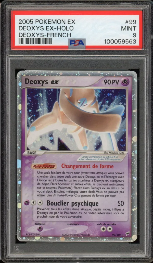 PSA 9 Deoxys Ex