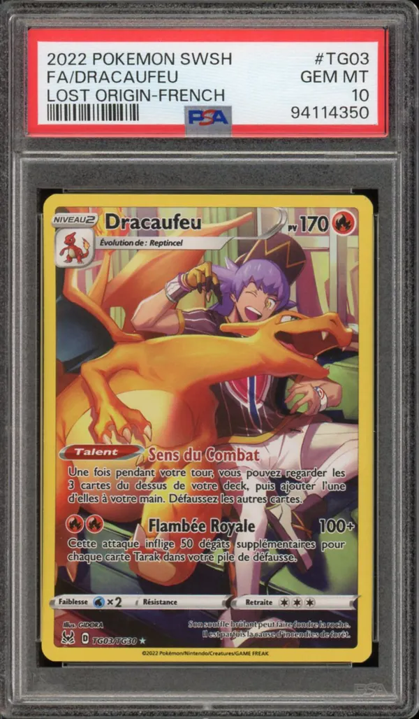 PSA 10 Dracaufeu