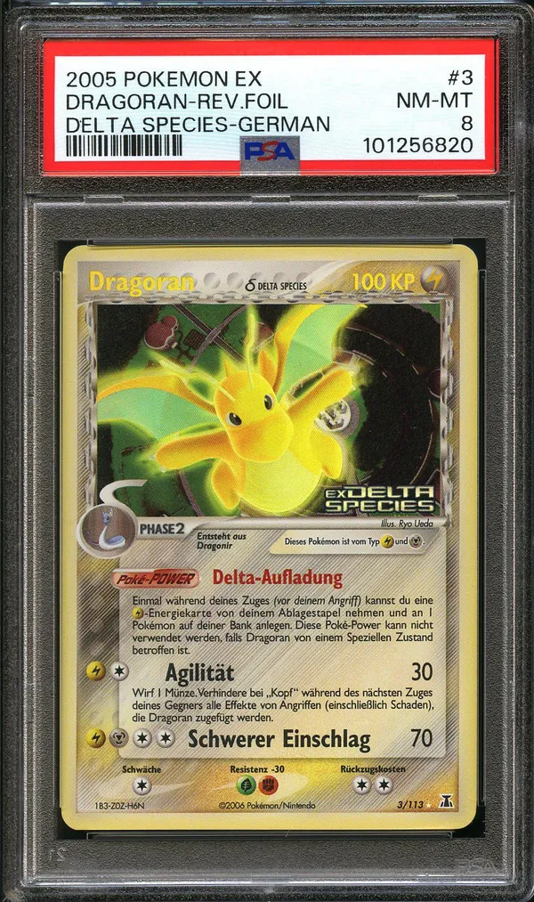 PSA 8 Dragoran Holo Reverse