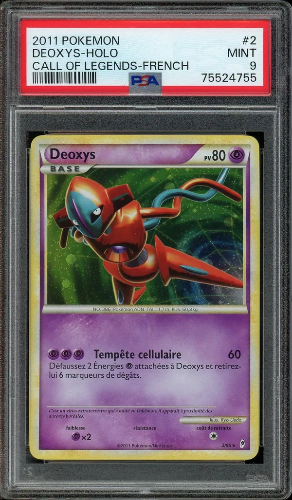 PSA 9 Deoxys Holo