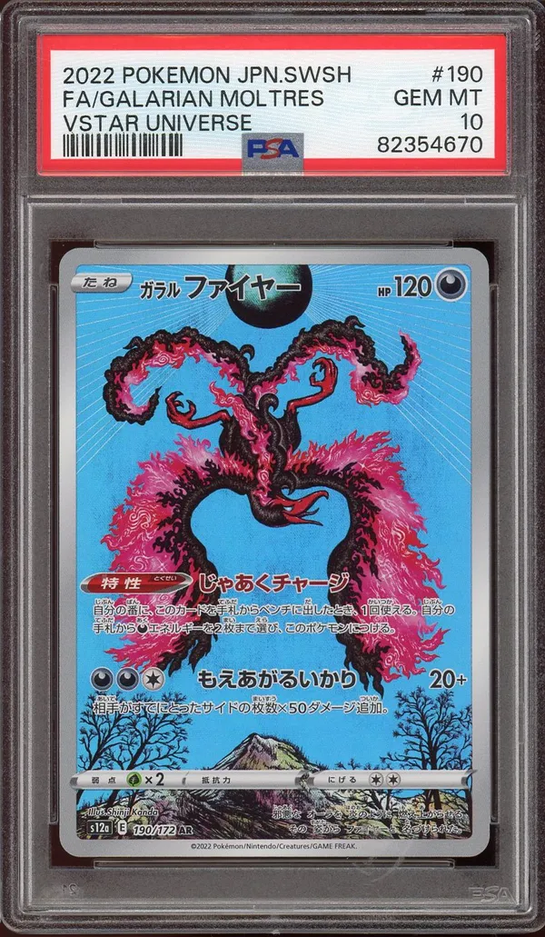 PSA 10 Galarian Moltres