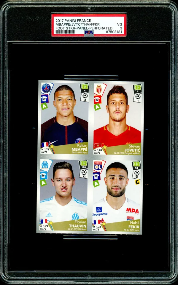 PSA 3 Kylian Mbappé Sticker Panel