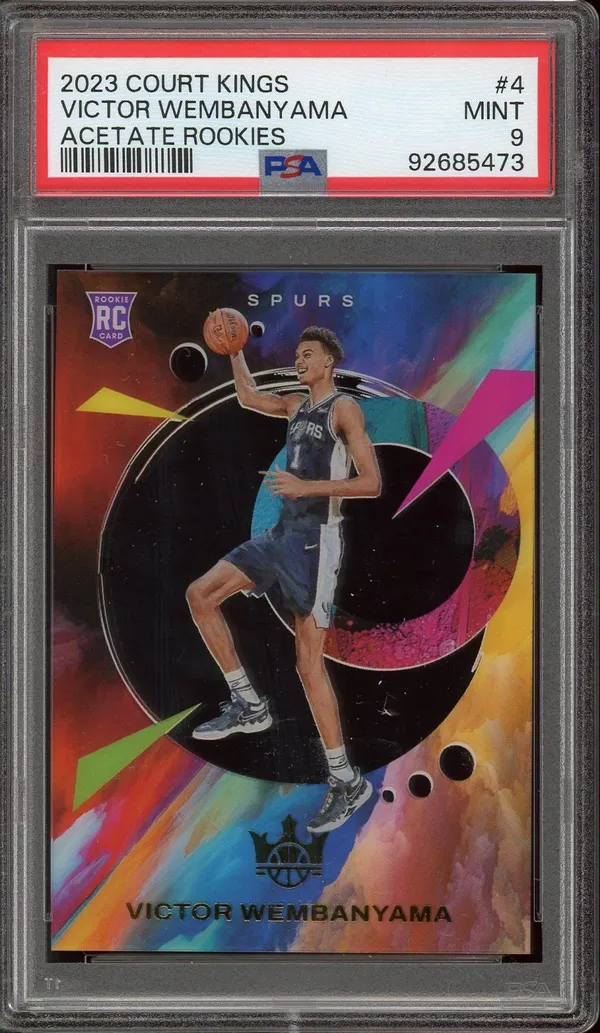 PSA 9 Victor Wembanyama Acetate Rookies