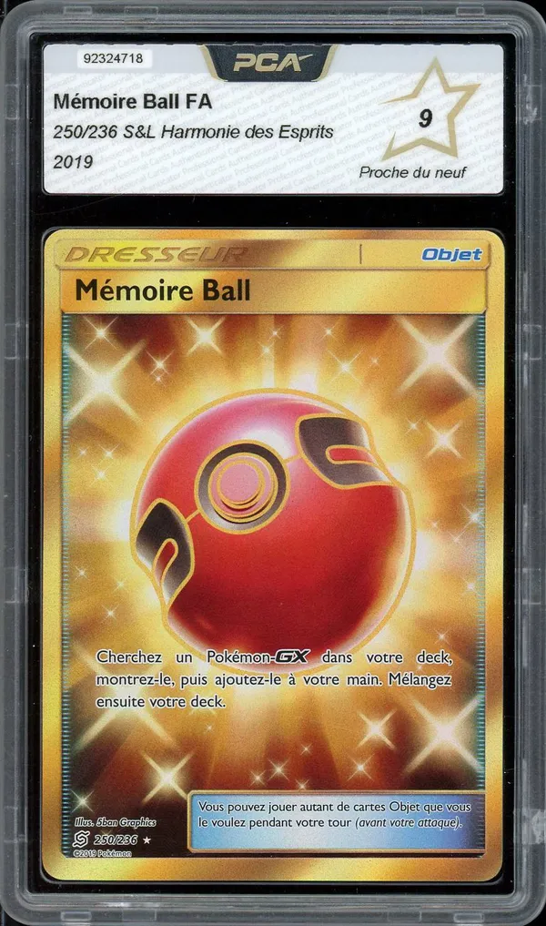 PCA 9 Mémoire Ball Gold