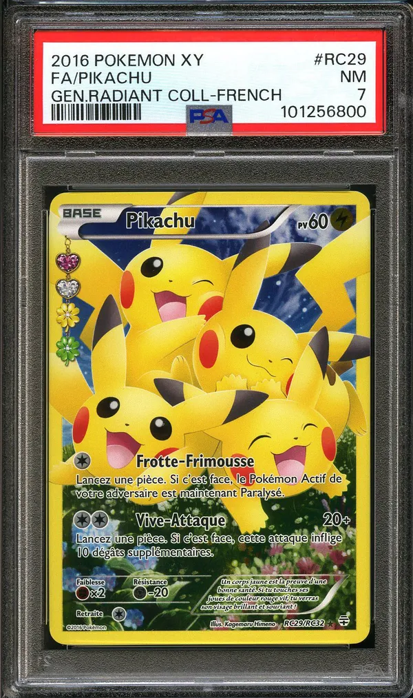 PSA 7 Pikachu