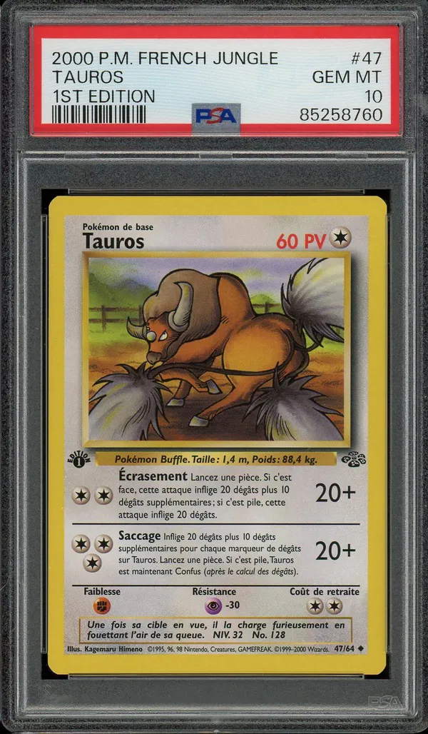 PSA 10 Tauros