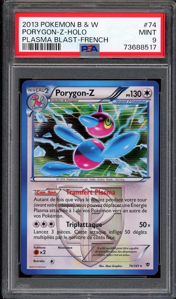 PSA 9 Porygon-Z Holo