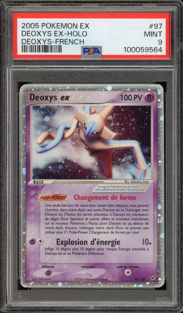 PSA 9 Deoxys Ex