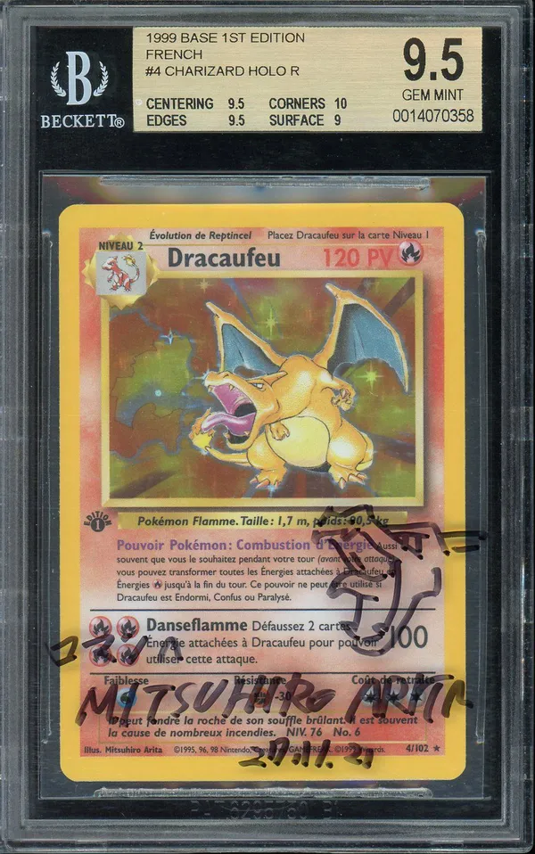BGS 9.5 Dracaufeu Holo