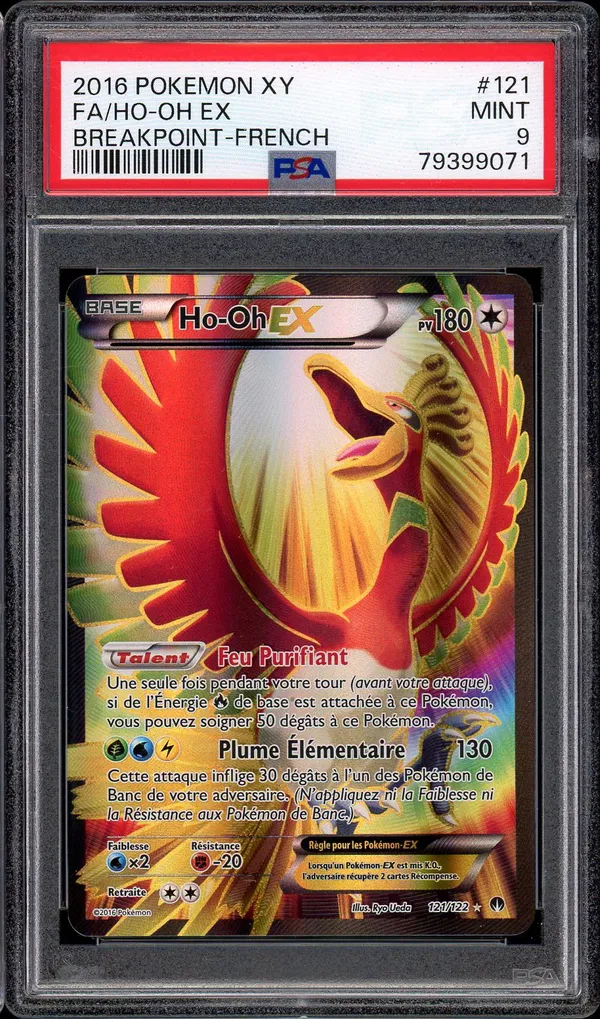 PSA 9 Ho-Oh Ex