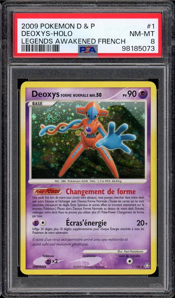 PSA 8 Deoxys Holo