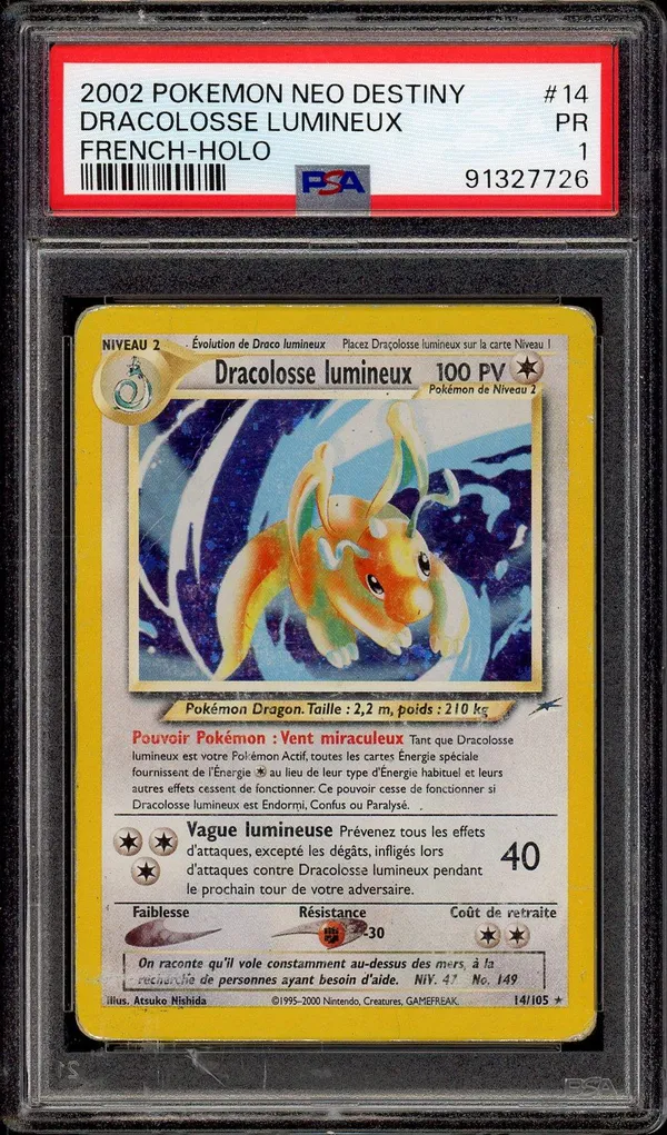 PSA 1 Dracolosse Lumineux Holo