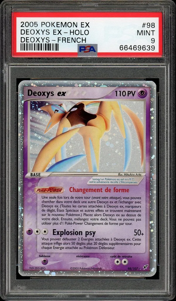 PSA 9 Deoxys Ex Attack
