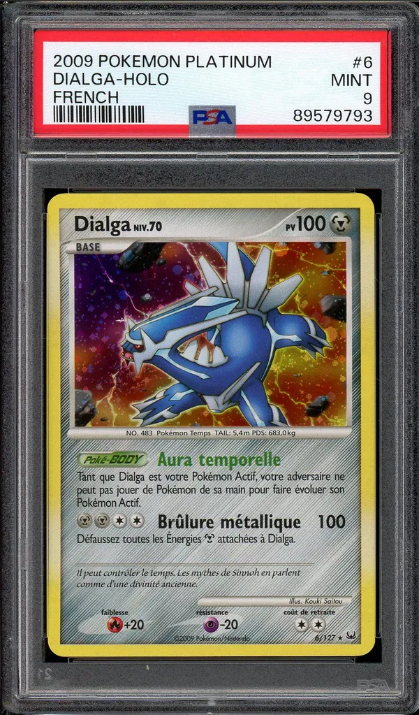 PSA 9 Dialga Holo