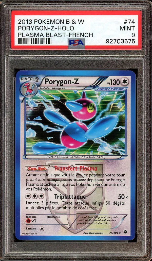 PSA 9 Porygon-Z Holo