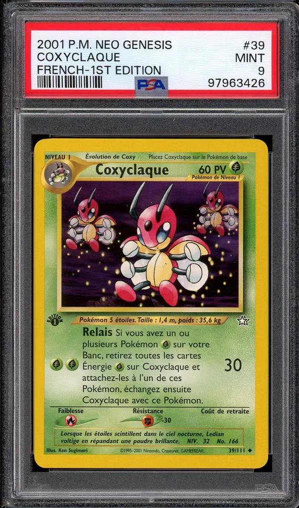 PSA 9 Coxyclaque