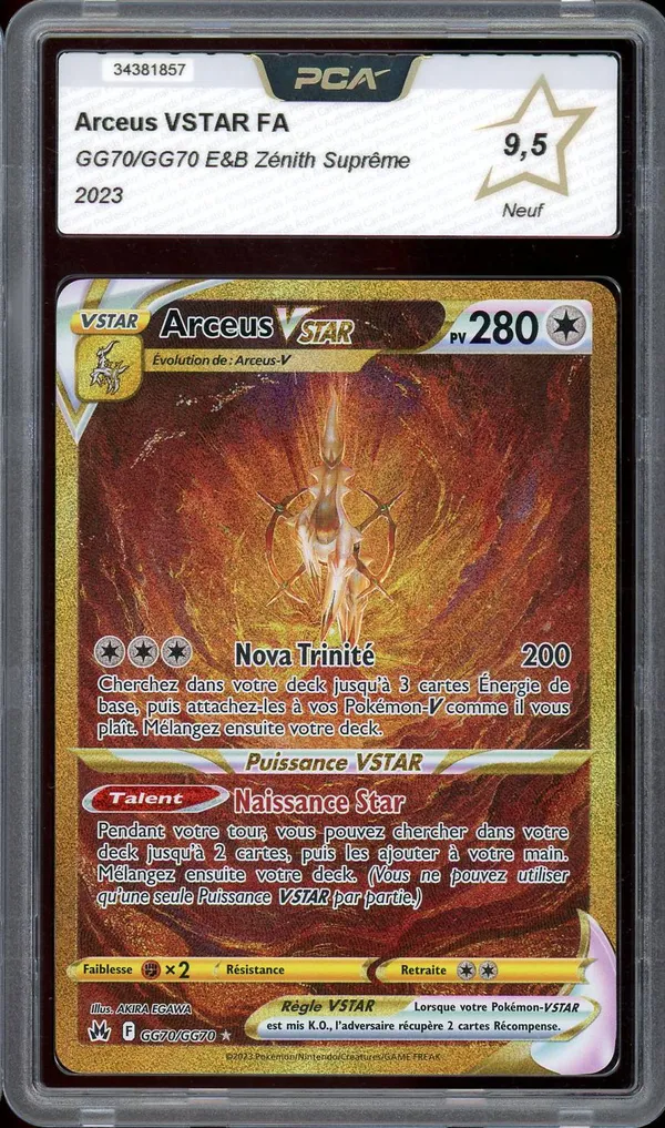 PCA 9.5 Arceus VStar Gold