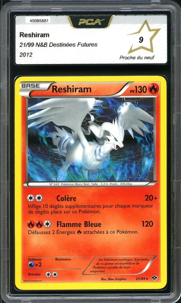 PCA 9 Reshiram Holo