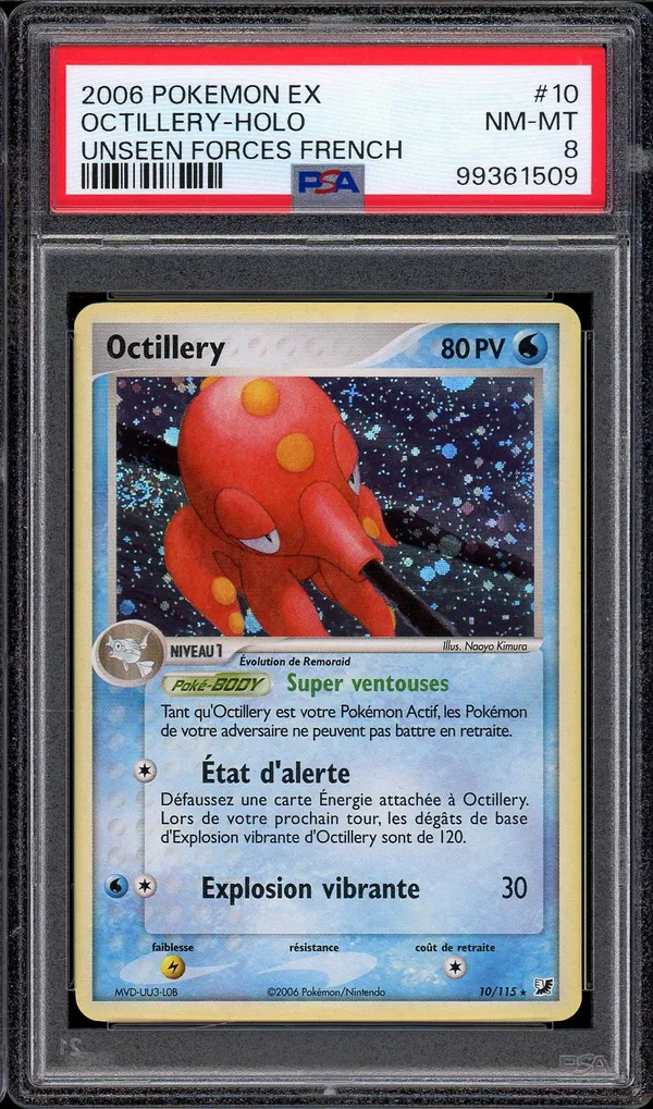 PSA 8 Octillery Holo