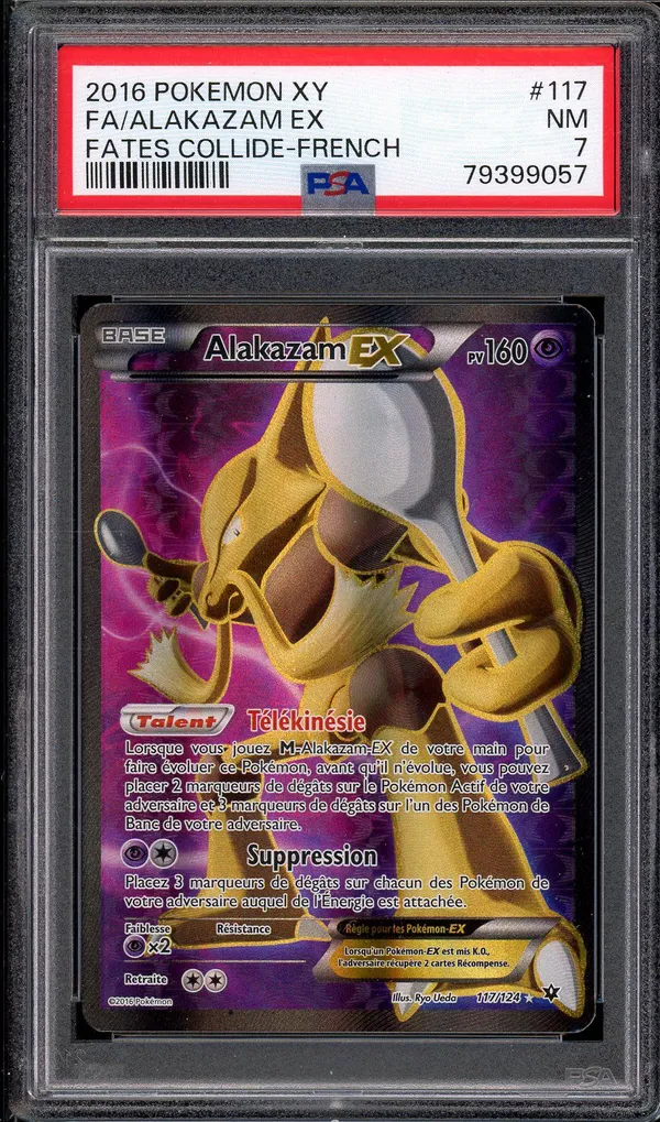 PSA 7 Alakazam Ex