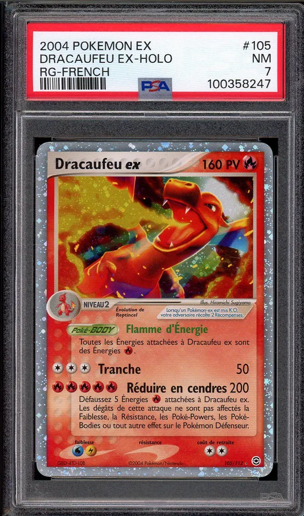 PSA 7 Dracaufeu Ex