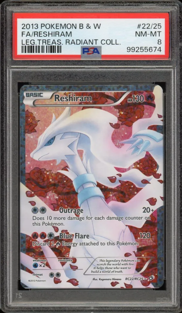 PSA 8 Reshiram